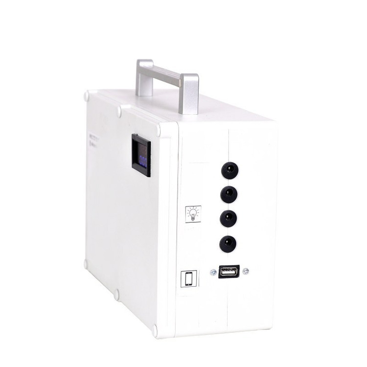 سیستم روشنایی خورشیدی 30 وات مدل لیتیومی کد SCPK-30 ظرفیت 130 وات ساعت