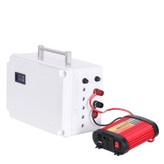 سیستم روشنایی خورشیدی 60 وات مدل SCPK-60AC ظرفیت 340 وات ساعت