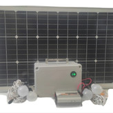 سیستم روشنایی و پاوربانک خورشیدی آرتا مدل LIFPO-60W-AC500 ظرفیت 350 وات ساعت