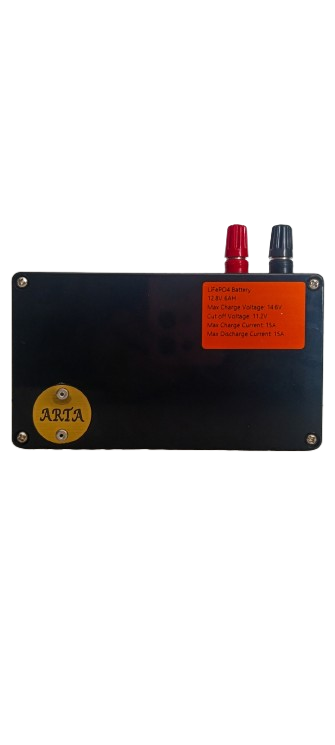 باتری لیتیوم فسفات آهن ۱۲.۸ ولت ۶ آمپر ساعت برند آرتا